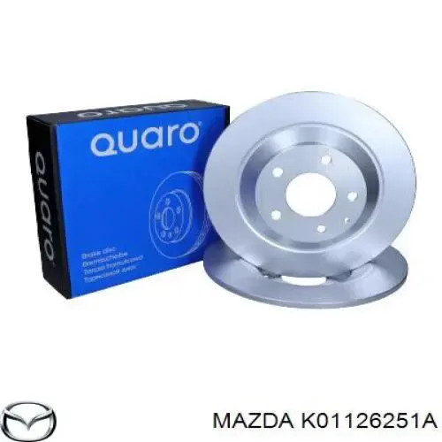 Disco do freio traseiro Mazda K01126251A