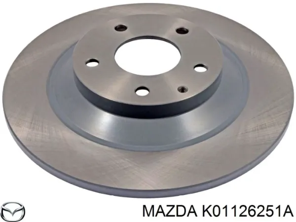 Disco do freio traseiro K01126251A Mazda