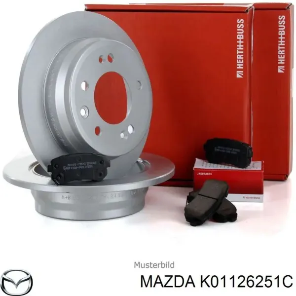K01126251C Mazda Disco do freio traseiro