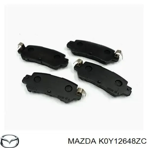 Sapatas do freio traseiras de disco Mazda K0Y12648ZC preço, a partir de