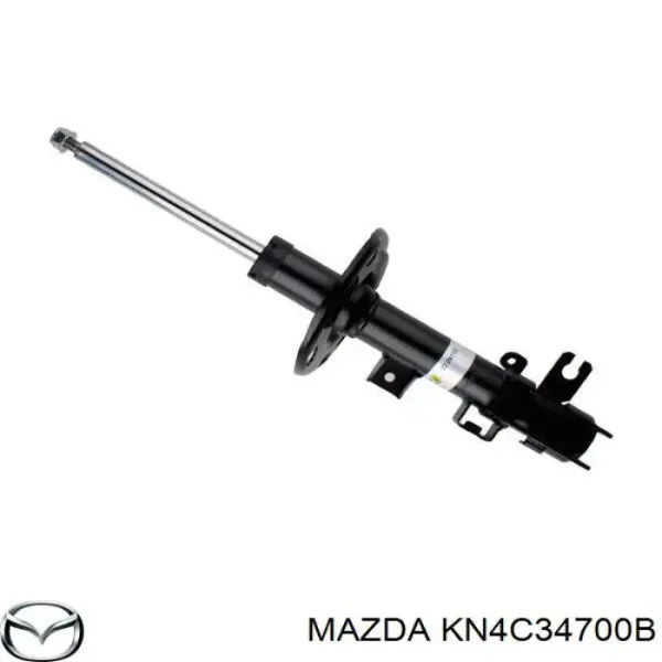 Amortecedor dianteiro direito KN4C34700B Mazda
