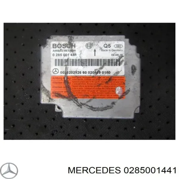 Módulo processador de controlo da bolsa de ar (Centralina eletrônica AIRBAG) 0285001441 Mercedes