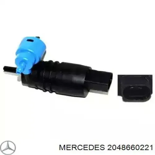 Bomba de motor de fluido para lavador de vidro dianteiro/traseiro 2048660221 Mercedes