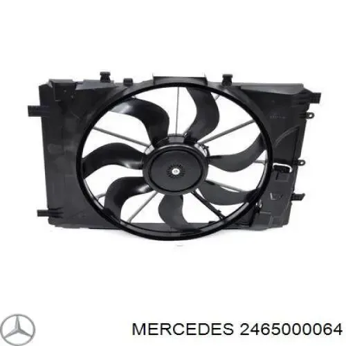 Ventilador elétrico de esfriamento montado (motor + roda de aletas) 0540140006 Depo/Loro/Abakus
