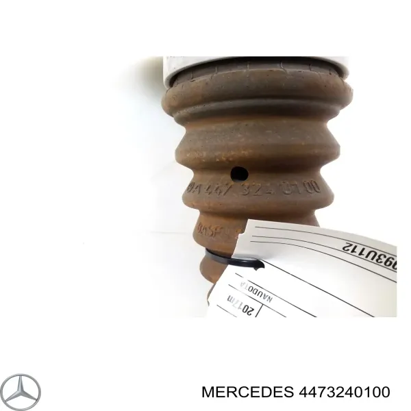 Pára-choque (grade de proteção) de amortecedor traseiro 4473240100 Mercedes