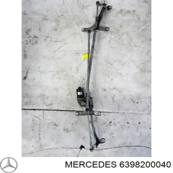 Trapézio de limpador pára-brisas para Mercedes Vito II 639