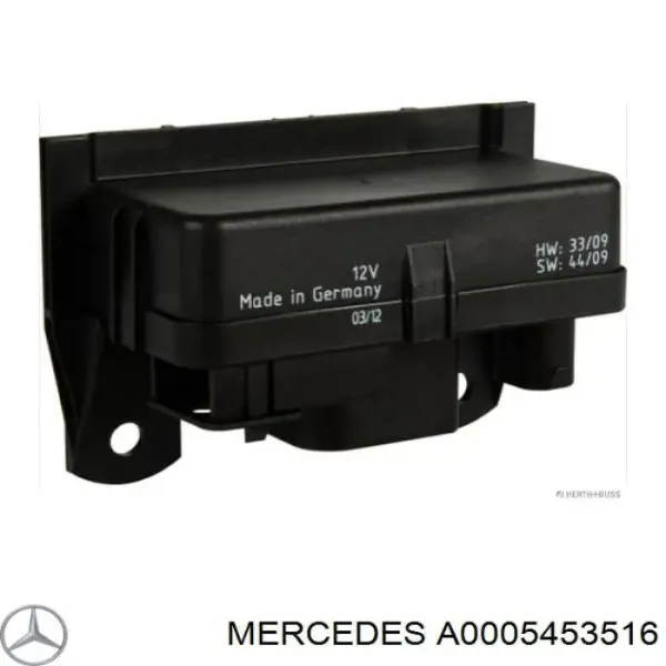 Relê das velas de incandescência A0005453516 Mercedes