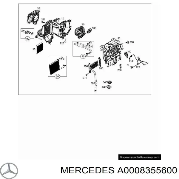 Radiador de forno (de aquecedor) Mercedes Sprinter III 3,5-t