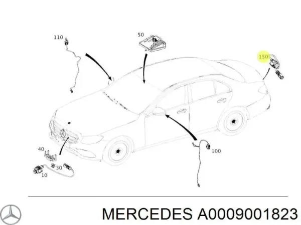  A0009001823 Mercedes