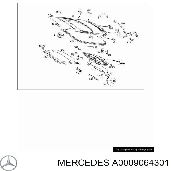  A0009064301 Mercedes