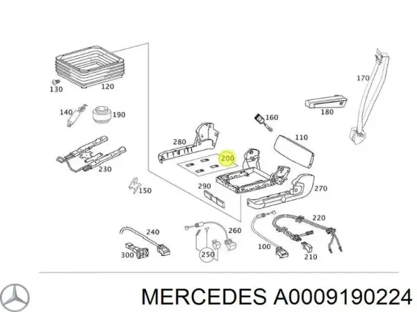  A0009190224 Mercedes