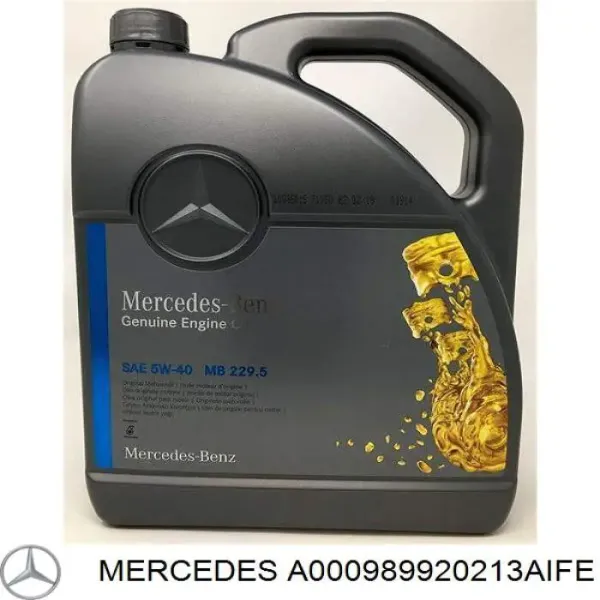 Óleo para motor A000989920213AIFE Mercedes