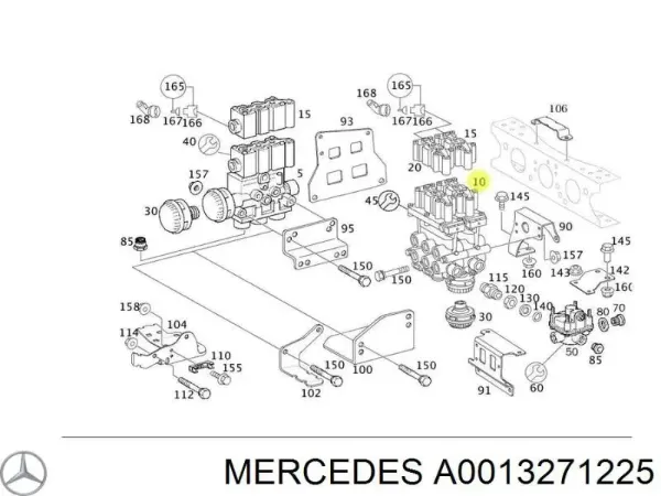  0013271225 Mercedes