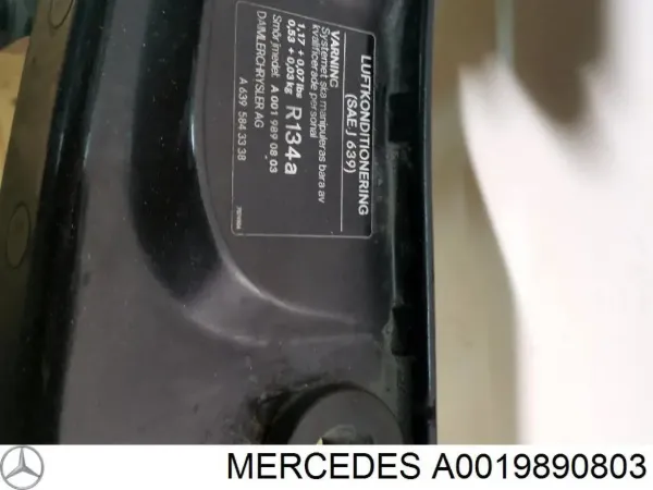Óleo do compressor de aparelho de ar condicionado A0019890803 Mercedes