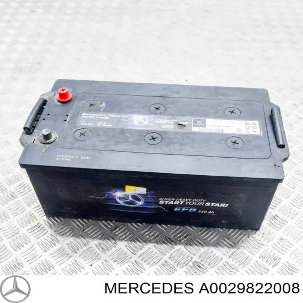 Bateria recarregável (PILHA) A0029822008 Mercedes