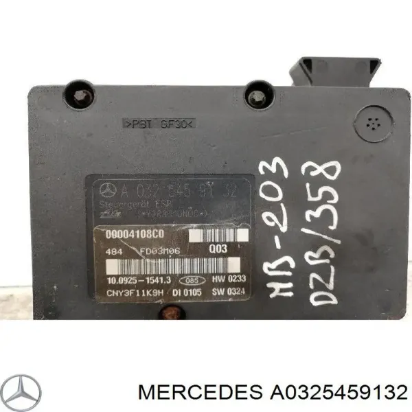 Unidade hidráulico de controlo ABS 0044312912 Mercedes
