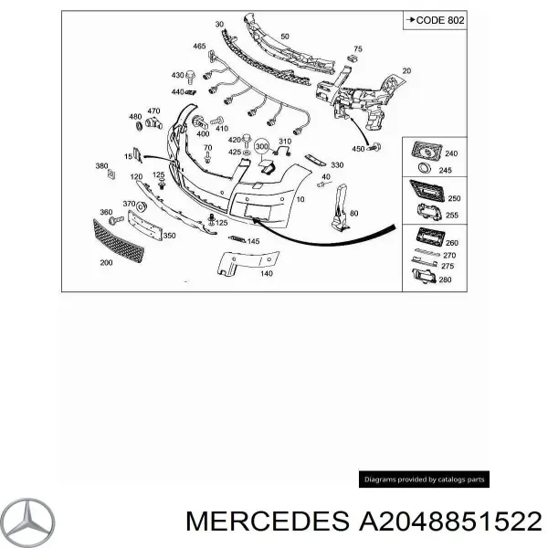  A2048851522 Mercedes