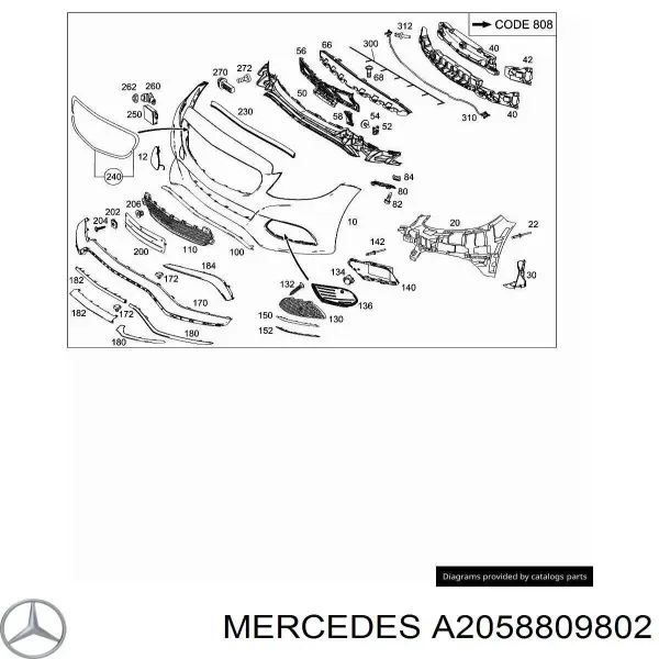  A2058809802 Mercedes