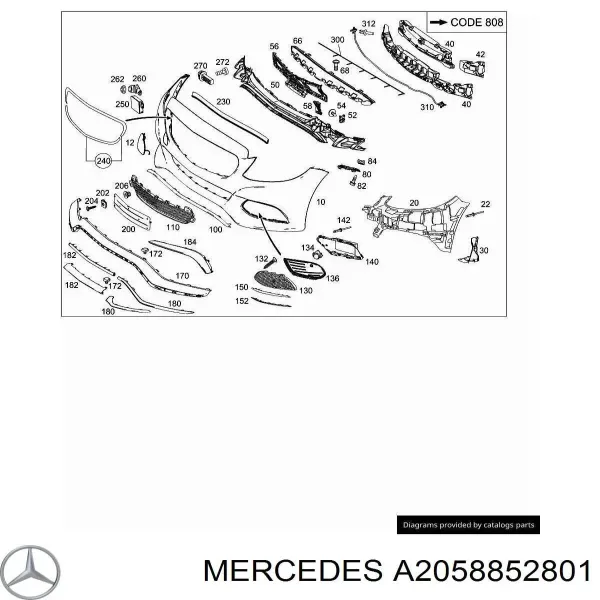  A2058852801 Mercedes