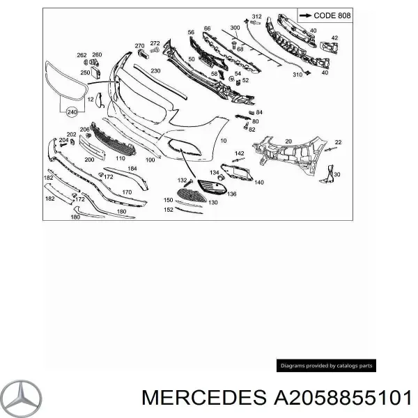  A2058855101 Mercedes
