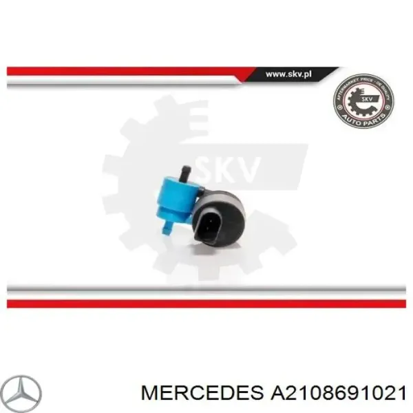 Bomba de motor de fluido para lavador de vidro dianteiro/traseiro A2108691021 Mercedes