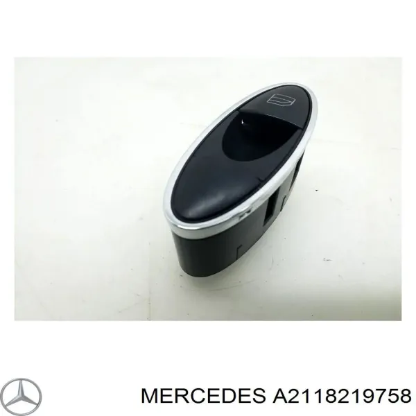 Unidade de botões dianteira direita de controlo de elevador de vidro A2118219758 Mercedes