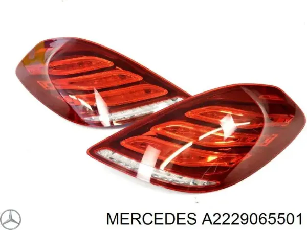 Lanterna traseira direita A2229065501 Mercedes