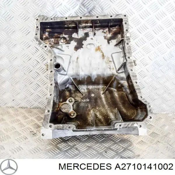Panela de óleo de cárter do motor A2710141002 Mercedes