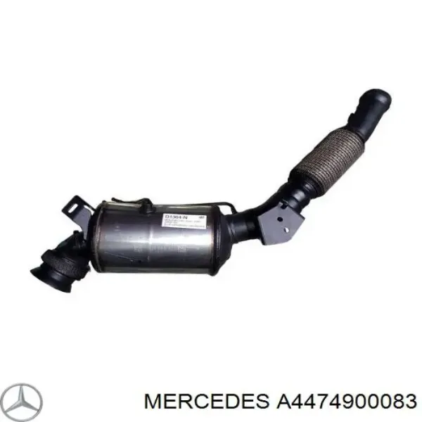 Filtro de partículas do sistema dos gases de escape A4474900083 Mercedes