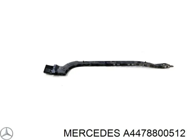 Guia direita do pára-choque traseiro A4478800512 Mercedes