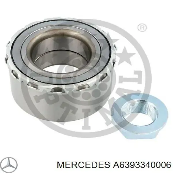 Rolamento de cubo traseiro A6393340006 Mercedes
