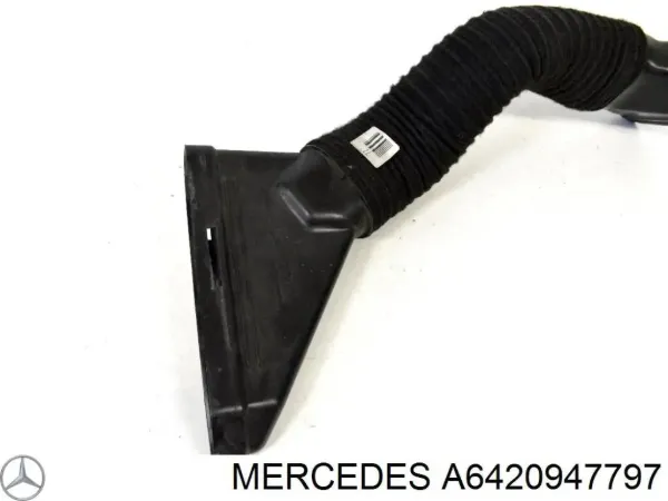 Cano derivado de ar, entrada de filtro de ar A6420947797 Mercedes