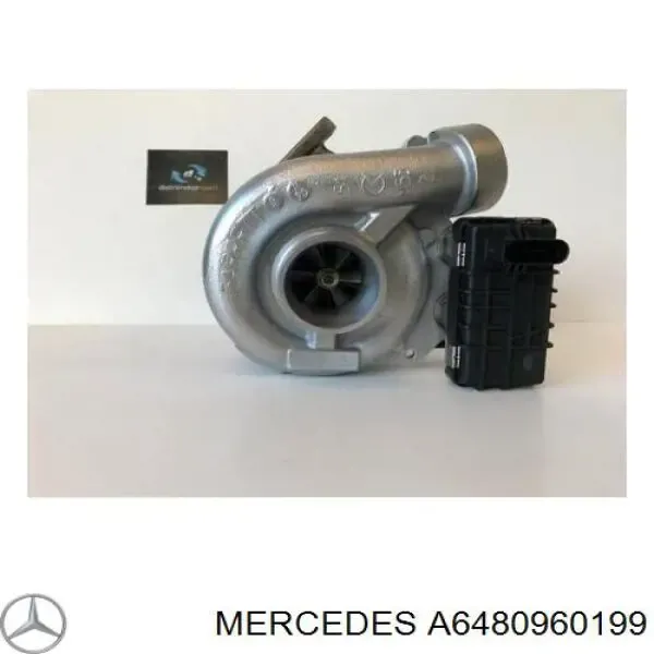 A6480960199 Mercedes turbina