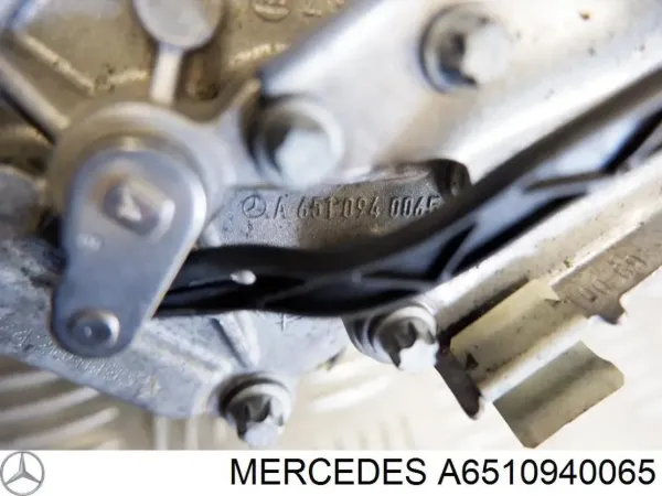 Válvula segura EGR, de recirculação dos gases A6510940065 Mercedes