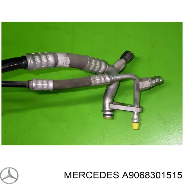 Mangueira de aparelho de ar condicionado, desde o vaporizador até o compressor A9068301515 VAG