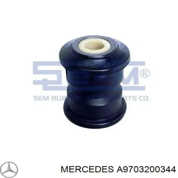 Bloco silencioso traseiro da suspensão de lâminas traseira A9703200344 Mercedes