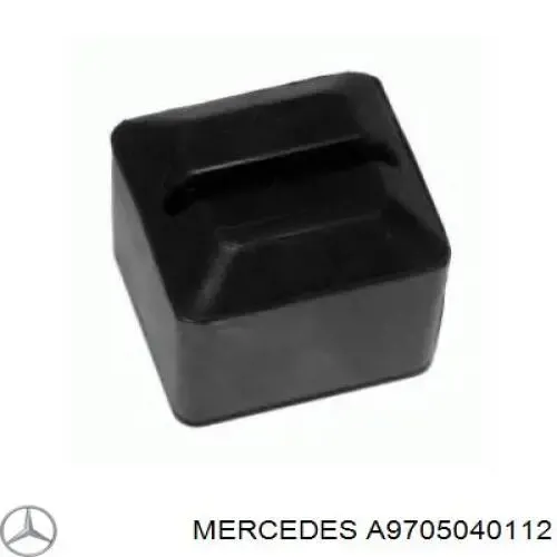Coxim superior de fixação do radiador A9705040112 Mercedes