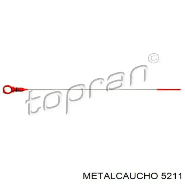 Sonda (indicador) do nível de óleo no motor 5211 Metalcaucho