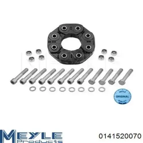 Acoplamento elástico do veio de transmissão para Mercedes Sprinter II 3,5-t 906