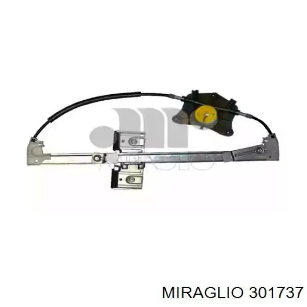 Mecanismo de acionamento de vidro da porta dianteira esquerda 8200124901 Renault (RVI)