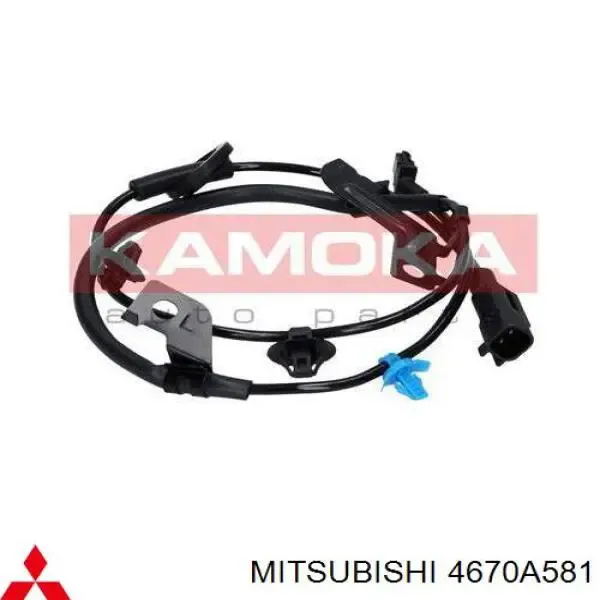 Sensor ABS traseiro esquerdo 4670A581 Mitsubishi