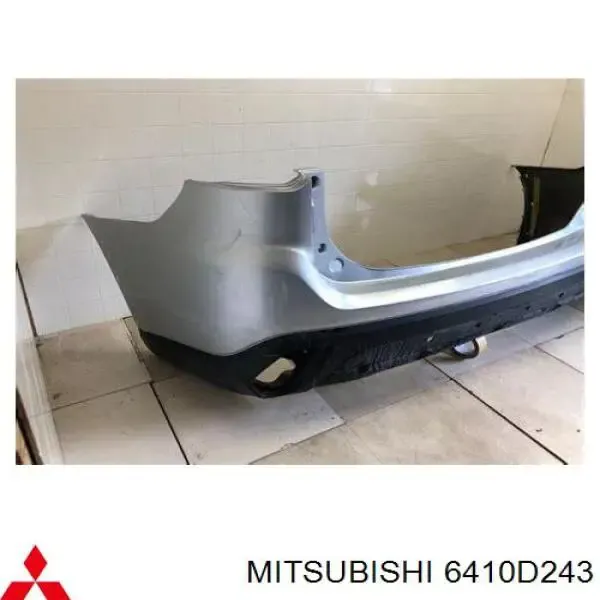 Pára-choque traseiro para Mitsubishi Outlander III GF, GG