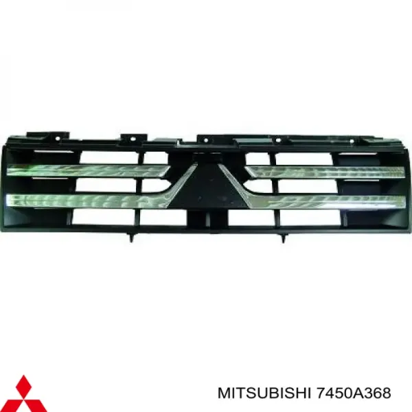 Compre 7450A368 Mitsubishi Grelha do radiador