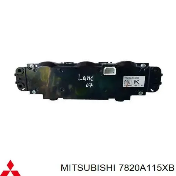 Unidade de controlo dos modos de aquecimento/condicionamento Mitsubishi Outlander II