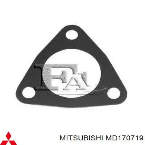 Vedante de turbina dos gases de escape, admissão MD170719 Mitsubishi
