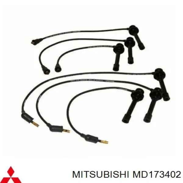 Fios de alta voltagem, kit MD173402 Mitsubishi