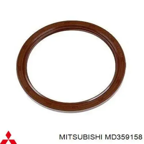 Vedação traseira de cambota de motor MD359158 Mitsubishi