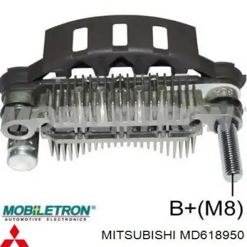 Eixo de diodos do gerador Mitsubishi MD618950 preço, a partir de 77,21 USD