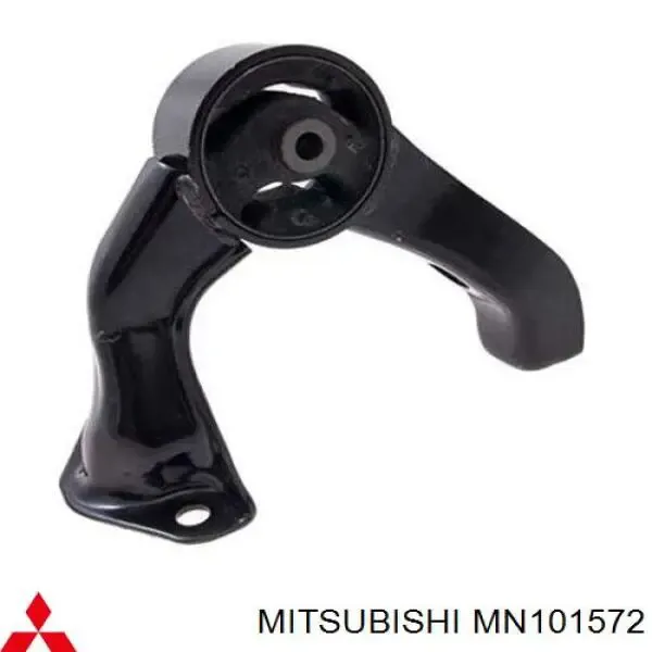 Coxim (suporte) traseiro de motor MN101572 Mitsubishi