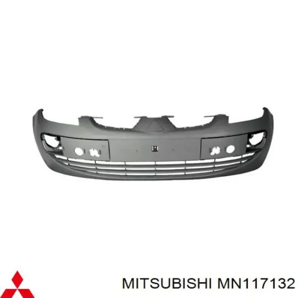 Pára-choque dianteiro MN117131 Mitsubishi